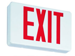 We sell and service EXIT signs & lighting