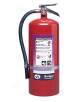 One of Advanced Fire & Safety fire extinguishers